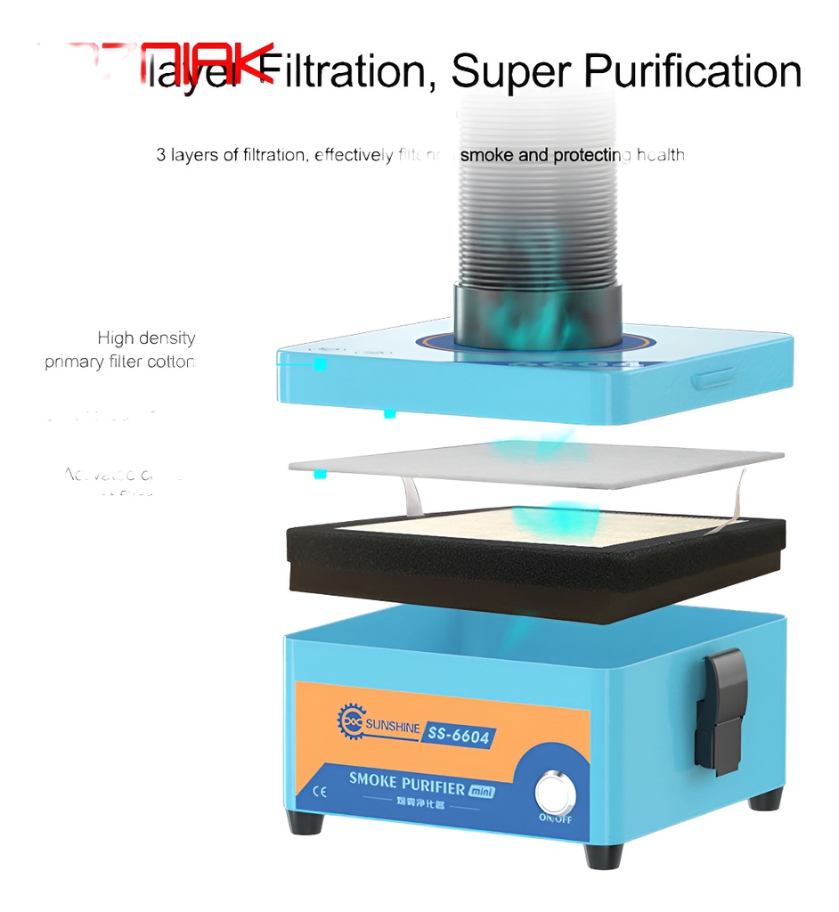 Purificador Extractor Humo Nocivo Sunshine Ss-6604