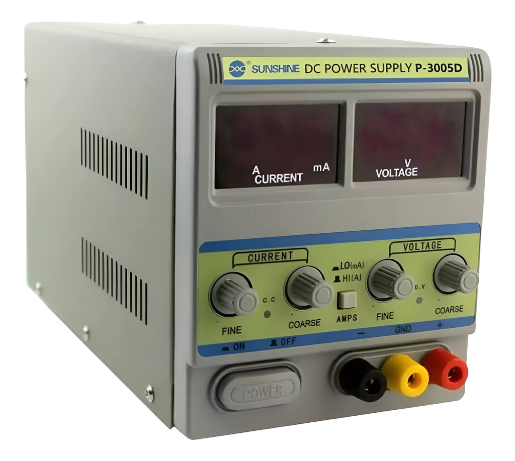 Fuente Sunshine P-3005d  30volts 5 Amp 240v Protección Corto
