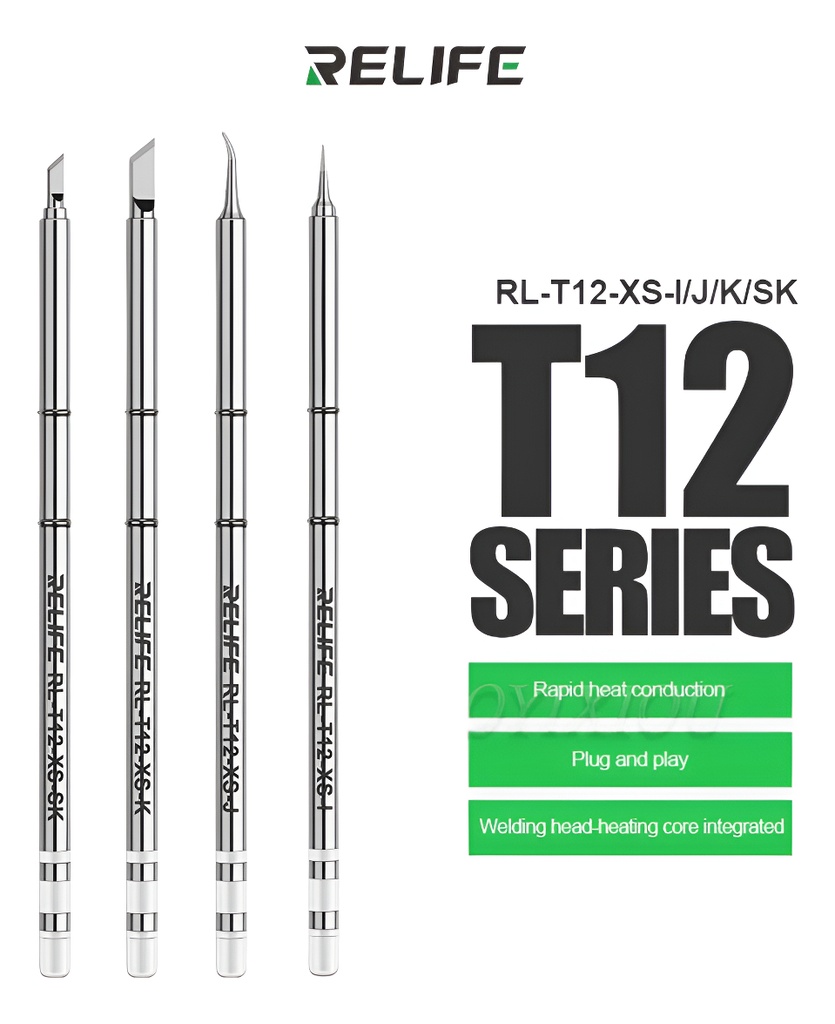 Punta De Soldador Curva T12 Para Estación Rl-t12-xs-k