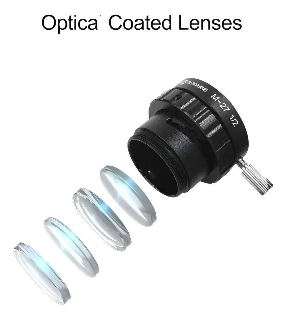 Adaptador Camara Microscopio Sunshine M-27 Lente 1/3
