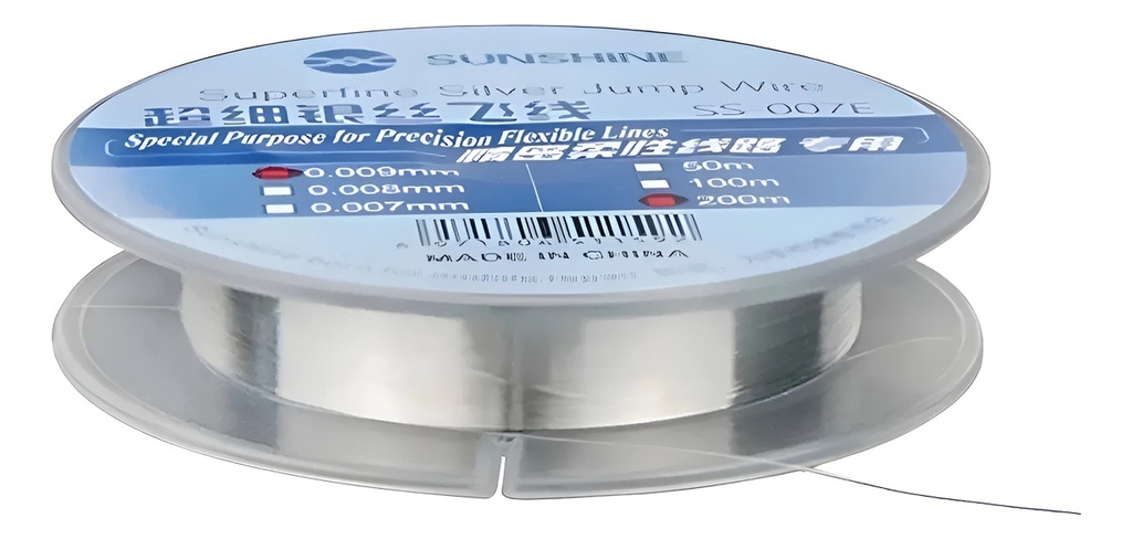 Hilo Jumper Puente Superfino Silver 0.009mm 200 Mts - Ss007e