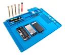 Kit Manta Antiestatica + Destornilladores Yaxun 6028 Tecnico Color Celeste
