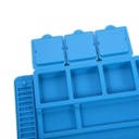 Kit Manta Antiestatica + Destornilladores Yaxun 6028 Tecnico Color Celeste