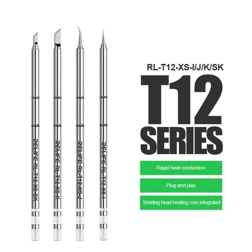 [RL-T12-XS-IS] PUNTA DE SOLDADOR ALTA CALIDAD RELIFE T12 XS-IS