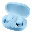 Auriculares In-ear Inalámbricos A6s Mipods Bluetooth Color Celeste